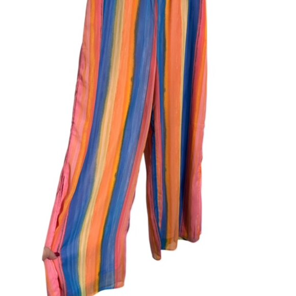 NWT SPRING/SUMMER/BEACH PALAZZO PANTS  SIZE: LARGE    #Y - Picture 2 of 8